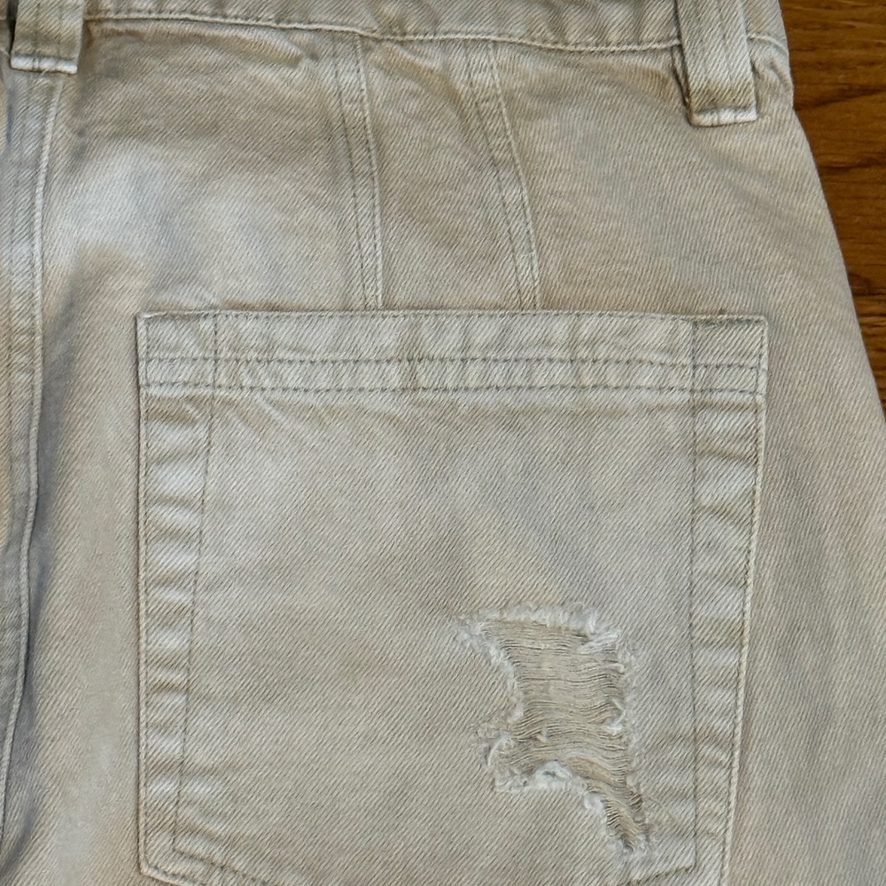 We The Free Blue and Yellow Flare Jeans with Floral Embroidery Size 25 - Picture 13 of 14